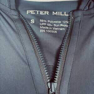 Peter Millar women’s qtr zip long sleeve golf performance shirt sz sm branded